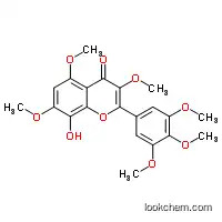 Molecular Structure of 202846-95-5 (8-Hydroxy-3,5,7,3',4',5'-hexamethoxyflavone)